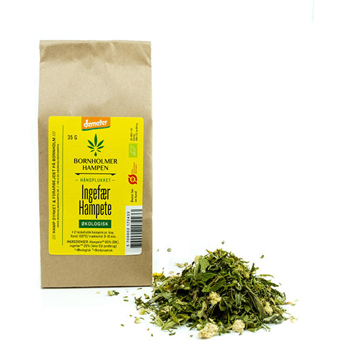 Biodynamic hemp tea with ginger (35g)